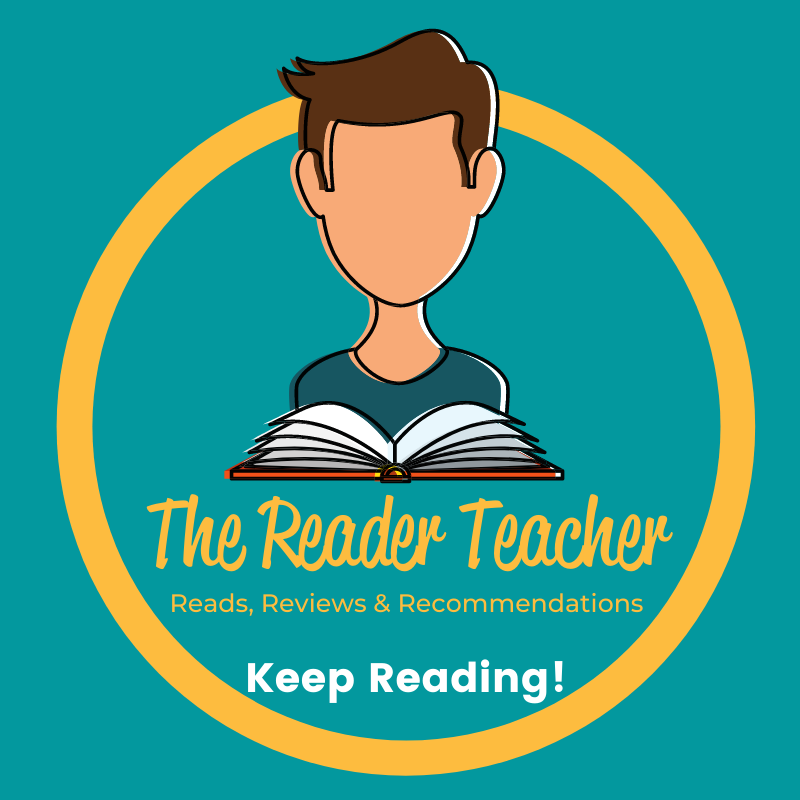 The Reader Teacher logo - a platform for book recommendations and reading resources.